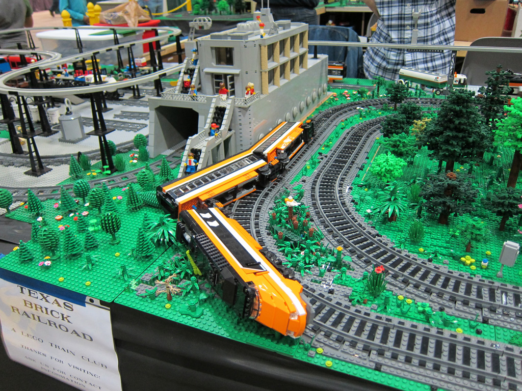 lego train set up